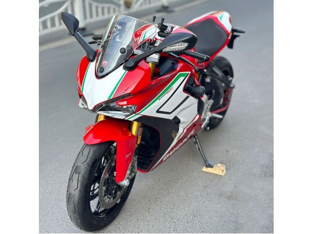 2017-2022 Ducati Supersport 939/939S Motorcycle Fairings - Red White Green Stripe Australia
