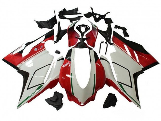 2015-2020 Ducati 959/1299 Motorcycle Fairings - White Red Green Glossy Black Australia
