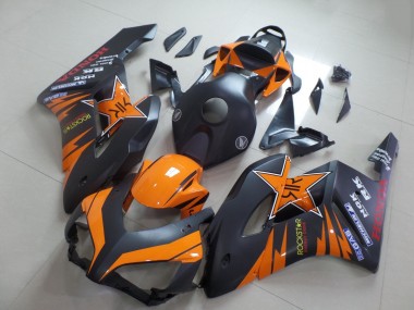 Affordable 2004-2005 Honda CBR1000RR Motorcycle Fairings - Orange Matte Black Rockstar Australia