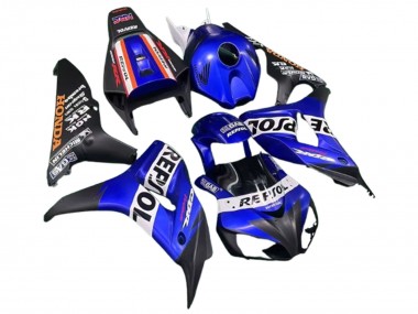 Affordable 2006-2007 Honda CBR1000RR Motorcycle Fairings - Blue White Red Matte Black Repsol Australia