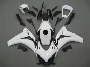 Affordable 2008-2011 Honda CBR1000RR Motorcycle Fairing - White Glossy Black Australia
