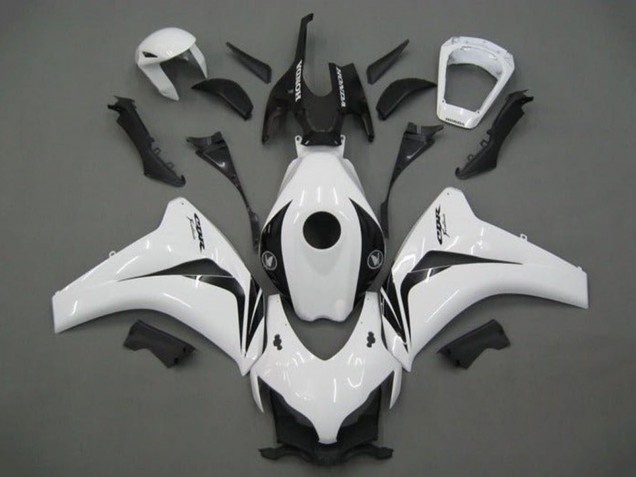 2008-2011 Honda CBR1000RR Motorcycle Fairing - White Glossy Black Australia