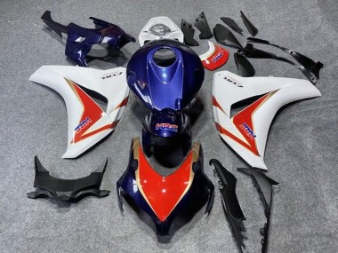 Affordable 2008-2011 Honda CBR1000RR Motorcycle Fairings - White Red Dark Blue Gold HRC Australia