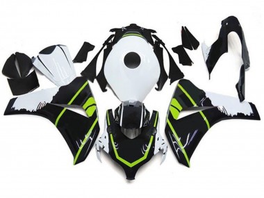 Affordable 2008-2011 Honda CBR1000RR Motorcycle Fairings - White Green Glossy Black Australia