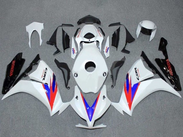 2012-2016 Honda CBR1000RR Motorcycle Fairings - White Red Blue Glossy Black HRC Australia