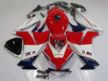 Affordable 2012-2016 Honda CBR1000RR Motorcycle Fairings - White Red Dark Blue HRC Australia
