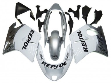 Affordable 1996-2007 Honda CBR1100XX Blackbird Motorcycle Fairings - Silver White Grey Black Repsol Australia
