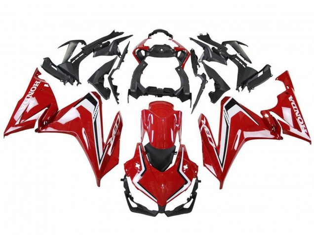 2019-2021 Honda CBR500R Motorcycle Fairings - Red White Black Australia