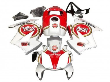 Affordable 2002-2013 Honda VFR 800 Motorcycle Fairings - White Red Lucky Strike Australia