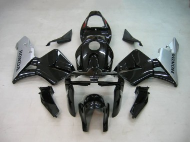 Affordable 2005-2006 Honda CBR600RR Motorcycle Fairings - Black Silver Australia