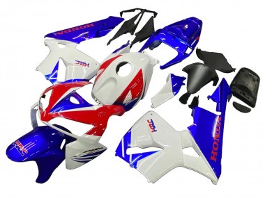 Affordable 2005-2006 Honda CBR600RR Motorcycle Fairings - White Red Blue HRC Australia