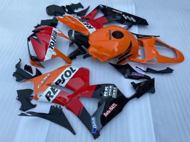 Affordable 2013-2023 Honda CBR600RR Motorcycle Fairing - Orange White Red Glossy Black Repsol Australia