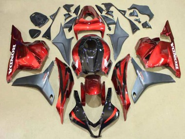Affordable 2009-2012 Honda CBR600RR Motorcycle Fairings - Silver Red Glossy Black Australia