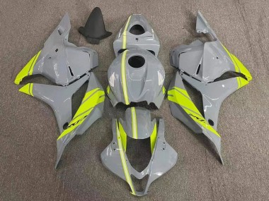 Affordable 2007-2008 Honda CBR600RR Motorcycle Fairings - Nardo Grey Neon Yellow Australia
