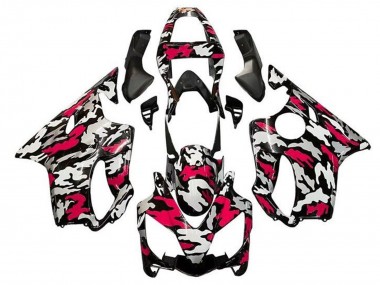 Affordable 2001-2003 Honda CBR600 F4i Motorcycle Fairings - Black Red Grey Camouflage Australia