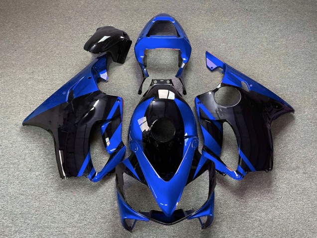 2001-2003 Honda CBR600 F4i Motorcycle Fairings - Blue Glossy Black Australia