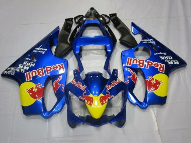 Affordable 2001-2003 Honda CBR600 F4i Motorcycle Fairings - Blue Yellow Red Bull Australia