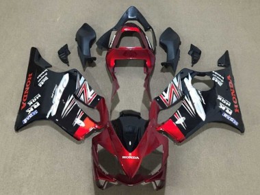 Affordable 2001-2003 Honda CBR600 F4i Motorcycle Fairings - Candy Red Glossy Black Australia
