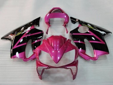 Affordable 2001-2003 Honda CBR600 F4i Motorcycle Fairings - Pink Glossy Black Stripe Australia