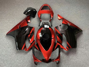 Affordable 2001-2003 Honda CBR600 F4i Motorcycle Fairings - Red Glossy Black Australia