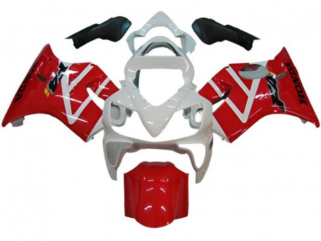 2001-2003 Honda CBR600 F4i Motorcycle Fairing - White Red Australia