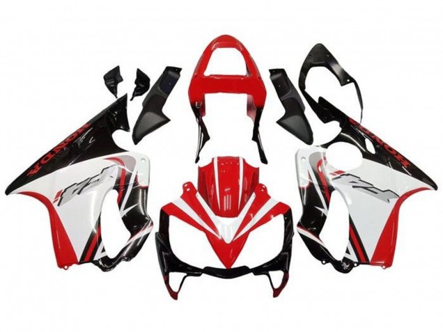 2001-2003 Honda CBR600 F4i Motorcycle Fairings - White Red Glossy Black Australia