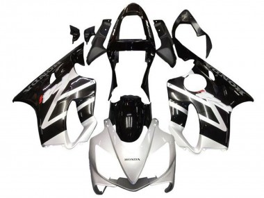 Affordable 2001-2003 Honda CBR600 F4i Motorcycle Fairings - Silver Glossy Black Australia