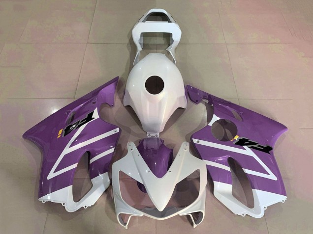 2001-2003 Honda CBR600 F4i Motorcycle Fairings - White Purple Australia