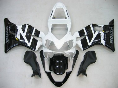 Affordable 2001-2003 Honda CBR600 F4i Motorcycle Fairings - White Glossy Black Australia
