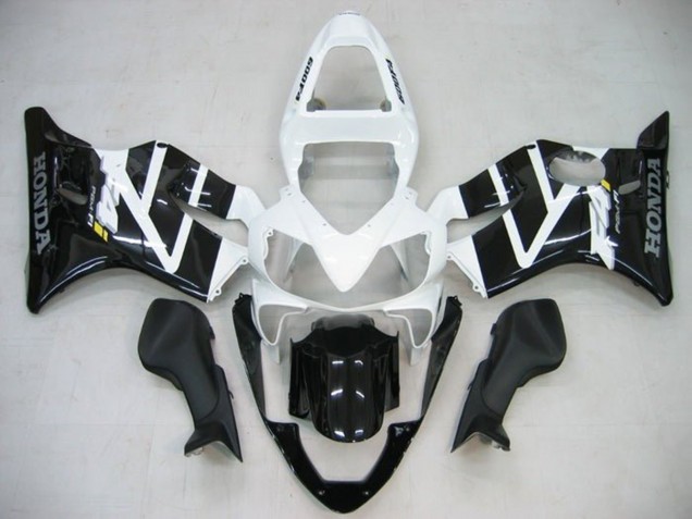 2001-2003 Honda CBR600 F4i Motorcycle Fairings - White Glossy Black Australia