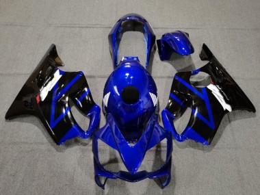 Affordable 2004-2007 Honda CBR600 F4i Motorcycle Fairings - Blue Glossy Black Australia