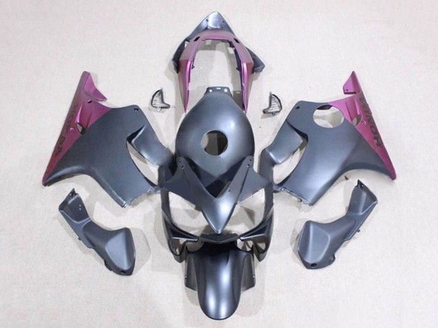 2004-2007 Honda CBR600 F4i Motorcycle Fairings - Matte Grey Light Purple Australia