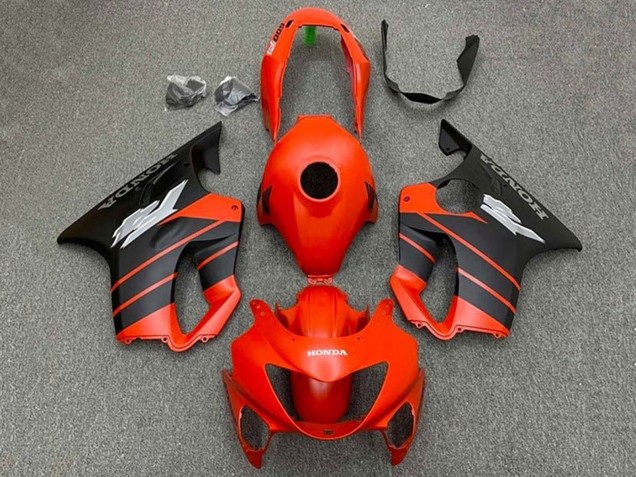 2004-2007 Honda CBR600 F4i Motorcycle Fairings - Red Matte Black Australia