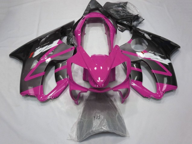 2004-2007 Honda CBR600 F4i Motorcycle Fairings - Pink Grey Glossy Black Australia