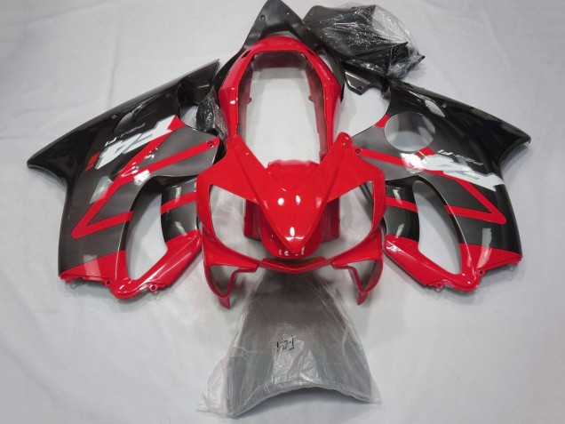 2004-2007 Honda CBR600 F4i Motorcycle Fairings - Red Grey Glossy Black Australia