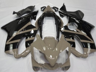 Affordable 2004-2007 Honda CBR600 F4i Motorcycle Fairings - Taupe Brown Glossy Black Australia