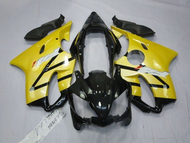 2004-2007 Honda CBR600 F4i Motorcycle Fairings - Yellow Glossy Black Australia