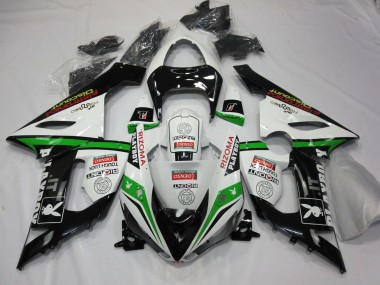 Affordable 2005-2006 Kawasaki ZX6R Motorcycle Fairings - White Black Green Red Rizoma Playboy Australia