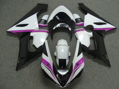 Affordable 2005-2006 Kawasaki ZX6R Motorcycle Fairings - White Black Pink Australia