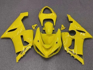 Affordable 2005-2006 Kawasaki ZX6R Motorcycle Fairings - Yellow Australia