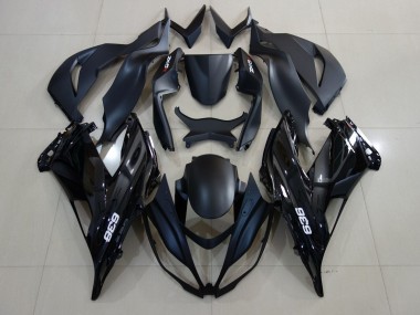 Affordable 2007-2008 Kawasaki ZX6R Motorcycle Fairings - Matte Black Glossy Black White Australia