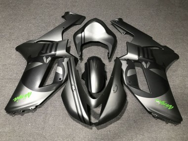 Affordable 2007-2008 Kawasaki ZX6R Motorcycle Fairings - Matte Silver Matte Black Skull Australia