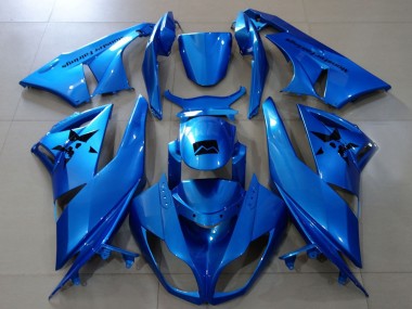 Affordable 2007-2008 Kawasaki ZX6R Motorcycle Fairings - Metallic Blue Australia
