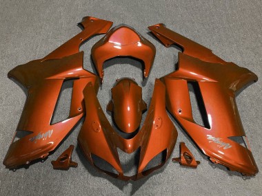 Affordable 2007-2008 Kawasaki ZX6R Motorcycle Fairings - Orange Australia