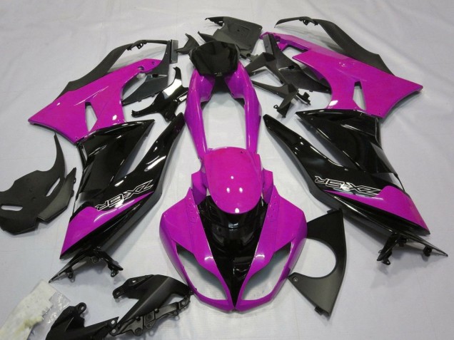 2007-2008 Kawasaki ZX6R Motorcycle Fairings - Pink Black Australia