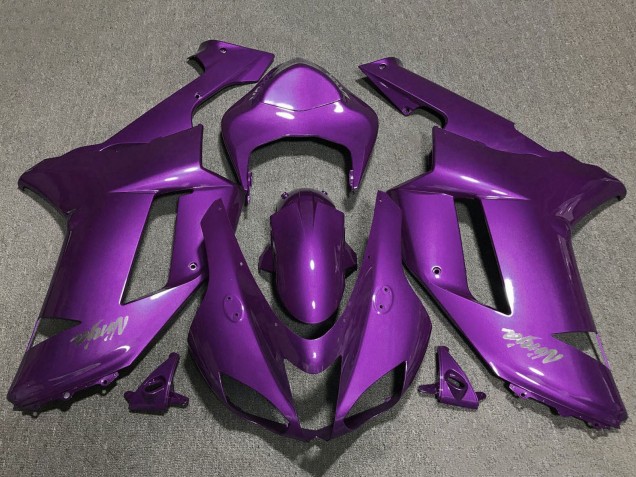 2007-2008 Kawasaki ZX6R Motorcycle Fairings - Purple Australia