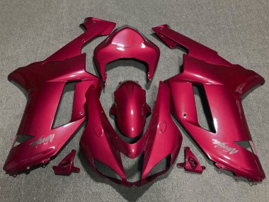 Affordable 2007-2008 Kawasaki ZX6R Motorcycle Fairings - Red Chrome Australia
