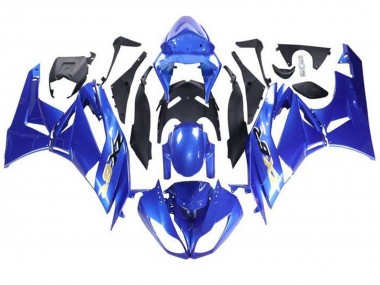 Affordable 2009-2012 Kawasaki ZX6R Motorcycle Fairings - Blue Black Gold Australia