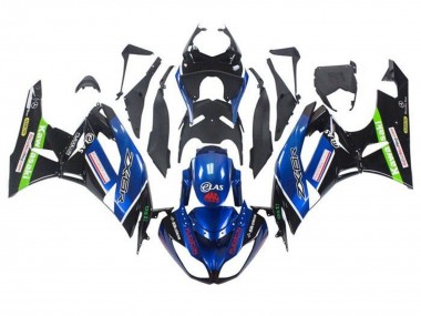 Affordable 2009-2012 Kawasaki ZX6R Motorcycle Fairings - Blue Glossy Black Red Green Australia