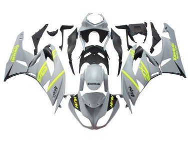 Affordable 2009-2012 Kawasaki ZX6R Motorcycle Fairings - Grey Yellow Black Australia